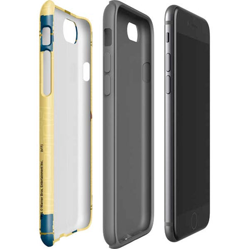 Looney Tunes Tasmanian Devil Swirl Cream iPhone SE (2nd & 3rd Gen) Pro Case