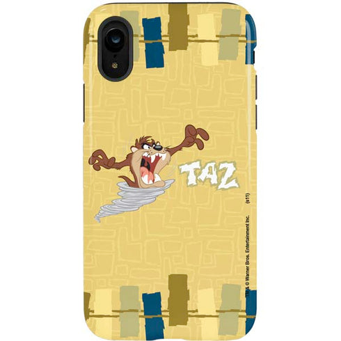 Looney Tunes Tasmanian Devil Swirl Cream iPhone XR Pro Case