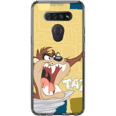 Looney Tunes Tasmanian Devil Swirl Cream LG K51/Q51 Clear Case