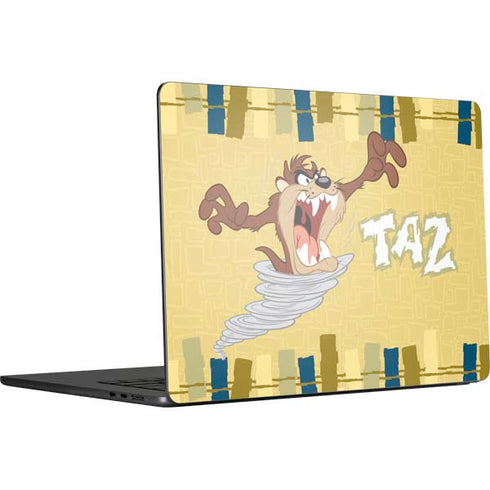 Looney Tunes Tasmanian Devil Swirl Cream MacBook Air 15 in (2023) Skin