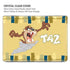 Looney Tunes Tasmanian Devil Swirl Cream MacBook Air 15in (2023-2025) Case plus Skin