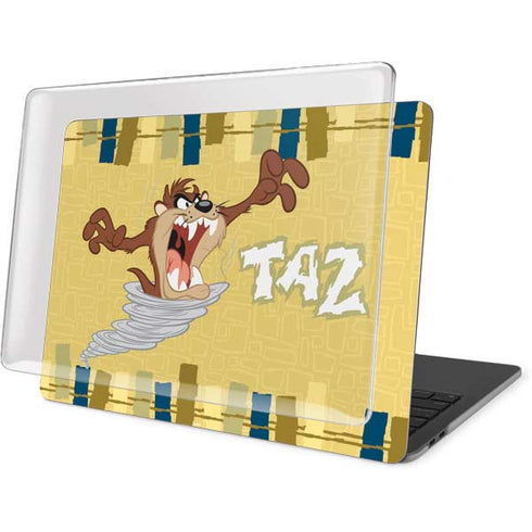 Looney Tunes Tasmanian Devil Swirl Cream MacBook Pro 13in (2020) Case plus Skin