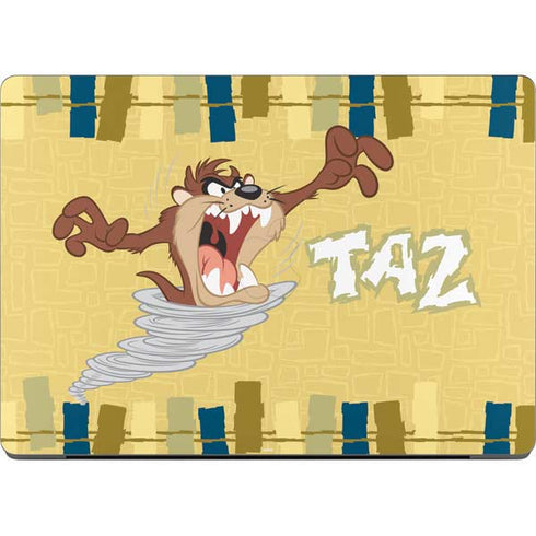 Looney Tunes Tasmanian Devil Swirl Cream MacBook Pro 14in (2021-24) Skin