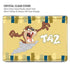 Looney Tunes Tasmanian Devil Swirl Cream MacBook Pro 15in (2016-19) Case plus Skin