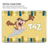 Looney Tunes Tasmanian Devil Swirl Cream MacBook Pro 16in (2021-25) Case plus Skin
