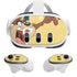 Looney Tunes Tasmanian Devil Swirl Cream Meta Quest 3 Skin