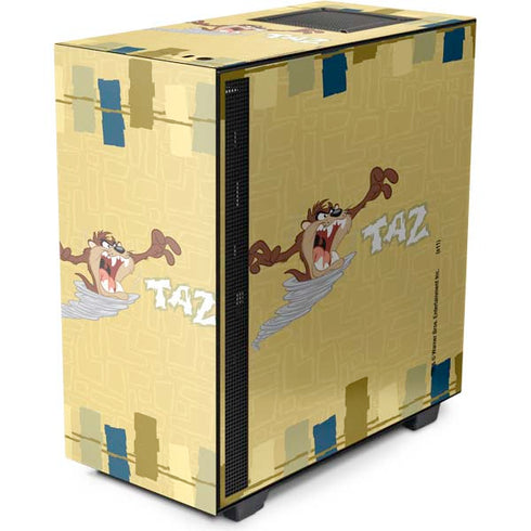 Looney Tunes Tasmanian Devil Swirl Cream NZXT H510 Compact ATX Mid-Tower Case Skin