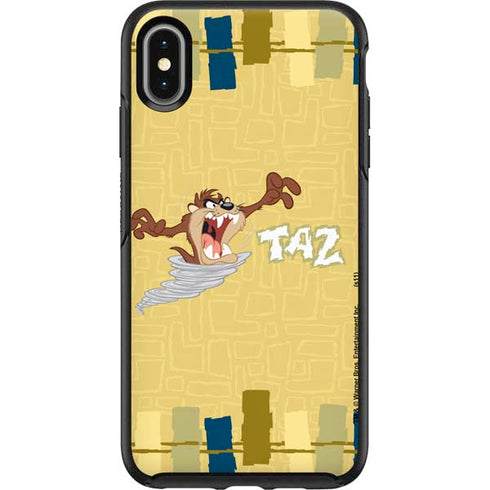 Looney Tunes Tasmanian Devil Swirl Cream Otterbox Symmetry iPhone Skin