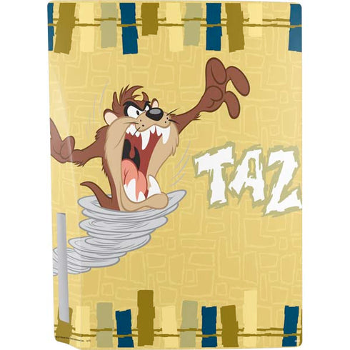 Looney Tunes Tasmanian Devil Swirl Cream PS5 Bundle Skin