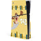 Looney Tunes Tasmanian Devil Swirl Cream PS5 Slim Disk Console Skin