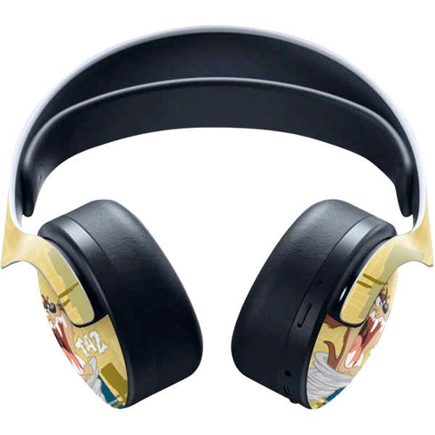 Looney Tunes Tasmanian Devil Swirl Cream PULSE 3D Wireless Headset for PS5 Skin