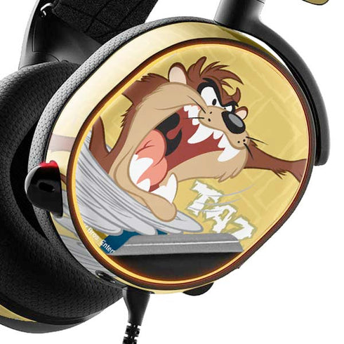 Looney Tunes Tasmanian Devil Swirl Cream SteelSeries Arctis 3 Skin