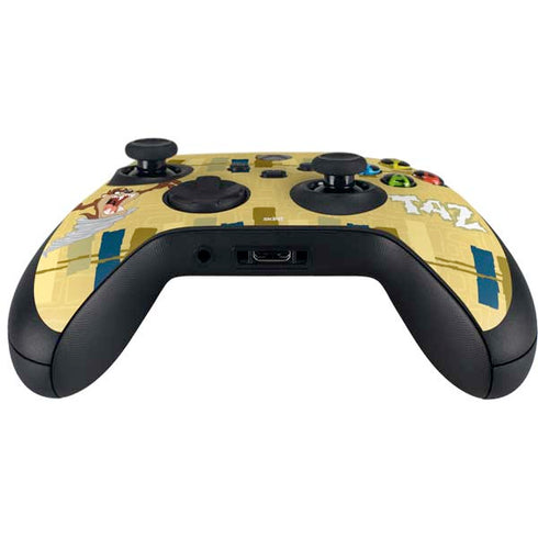 Looney Tunes Tasmanian Devil Swirl Cream Xbox Series X Controller Skin
