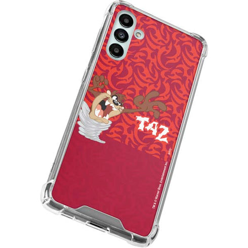 Looney Tunes Tasmanian Devil Swirl Galaxy A13 5G Clear Case