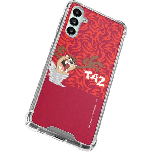 Looney Tunes Tasmanian Devil Swirl Galaxy A15 5G Clear Case