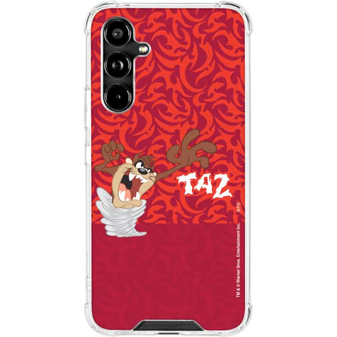 Looney Tunes Tasmanian Devil Swirl Galaxy A54 5G Clear Case