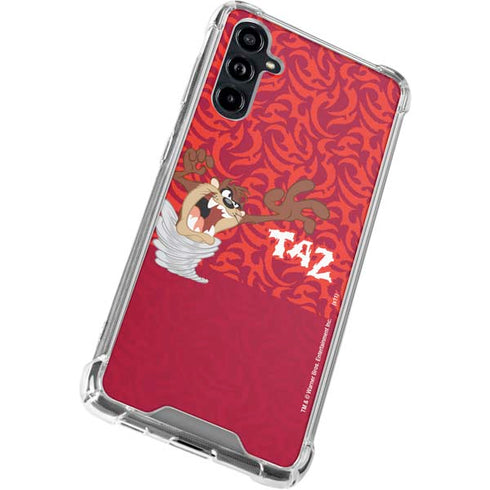 Looney Tunes Tasmanian Devil Swirl Galaxy A54 5G Clear Case