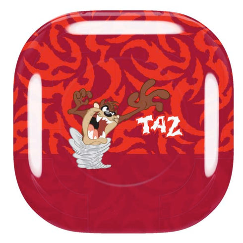 Looney Tunes Tasmanian Devil Swirl Galaxy Buds Pro Skin