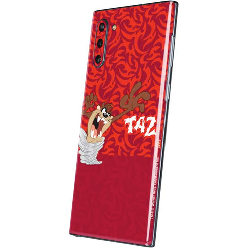 Looney Tunes Tasmanian Devil Swirl Galaxy Note 10 Skin
