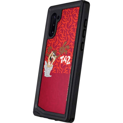 Looney Tunes Tasmanian Devil Swirl Galaxy Note 10 Waterproof Case