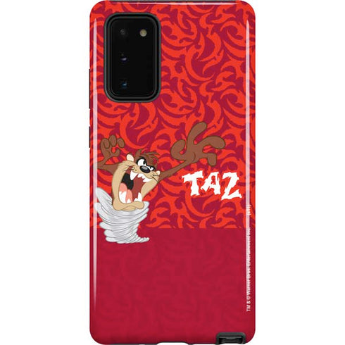 Looney Tunes Tasmanian Devil Swirl Galaxy Note20 5G Pro Case