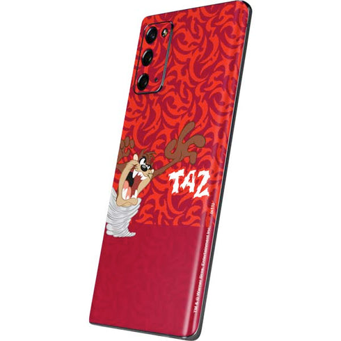 Looney Tunes Tasmanian Devil Swirl Galaxy Note20 5G Skin