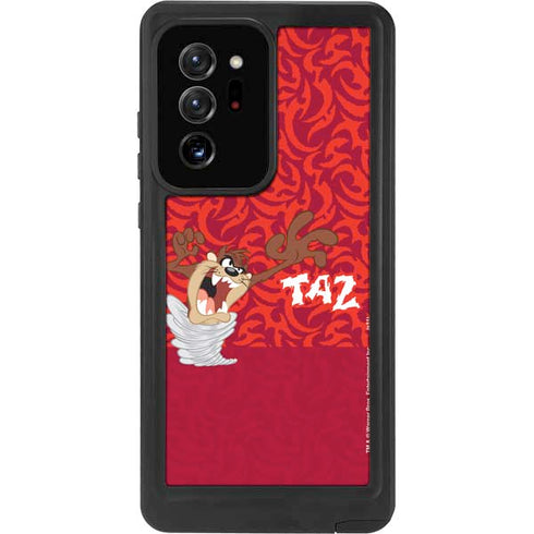 Looney Tunes Tasmanian Devil Swirl Galaxy Note20 Ultra 5G Waterproof Case