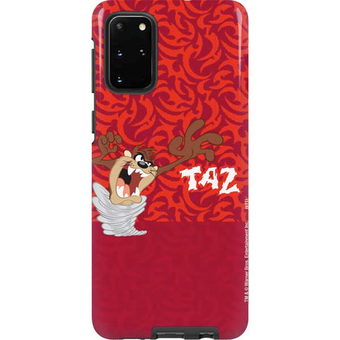 Looney Tunes Tasmanian Devil Swirl Galaxy S20 Plus Pro Case