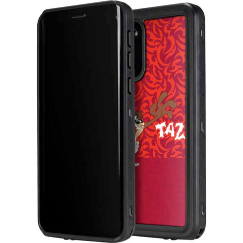 Looney Tunes Tasmanian Devil Swirl Galaxy S20 Plus Waterproof Case