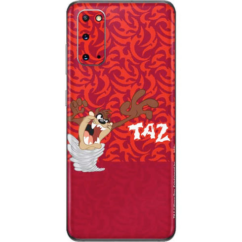 Looney Tunes Tasmanian Devil Swirl Galaxy S20 Skin