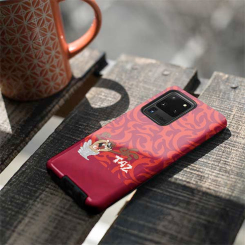 Looney Tunes Tasmanian Devil Swirl Galaxy S20 Ultra 5G Pro Case