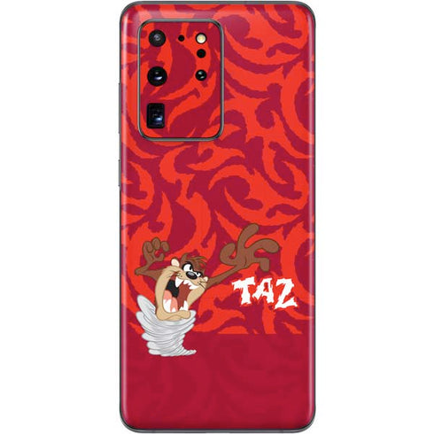 Looney Tunes Tasmanian Devil Swirl Galaxy S20 Ultra 5G Skin