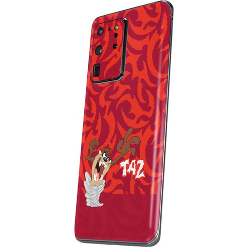 Looney Tunes Tasmanian Devil Swirl Galaxy S20 Ultra 5G Skin