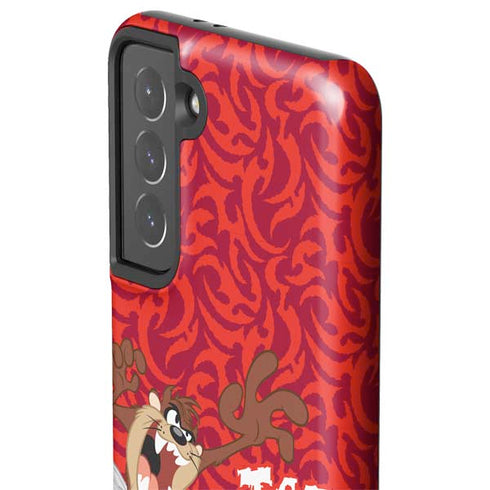 Looney Tunes Tasmanian Devil Swirl Galaxy S21 5G Pro Case
