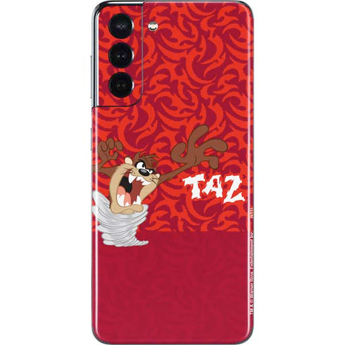 Looney Tunes Tasmanian Devil Swirl Galaxy S21 5G Skin