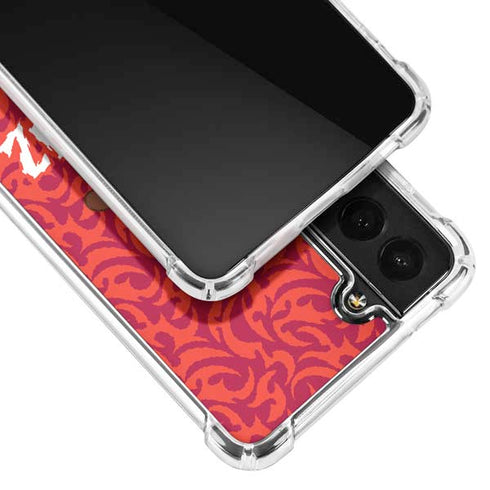 Looney Tunes Tasmanian Devil Swirl Galaxy S21 FE Clear Case