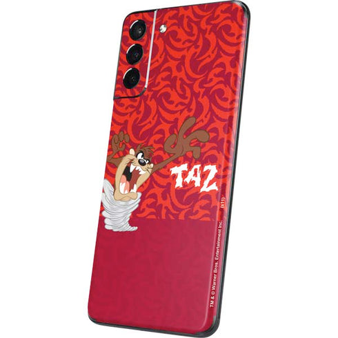Looney Tunes Tasmanian Devil Swirl Galaxy S21 Plus 5G Skin