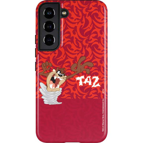 Looney Tunes Tasmanian Devil Swirl Galaxy S22 Pro Case
