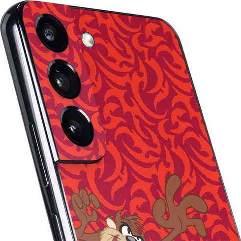 Looney Tunes Tasmanian Devil Swirl Galaxy S22 Skin