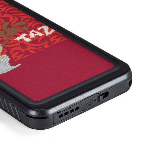 Looney Tunes Tasmanian Devil Swirl Galaxy S23 Plus Waterproof Case
