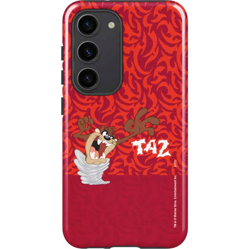 Looney Tunes Tasmanian Devil Swirl Galaxy S23 Pro Case