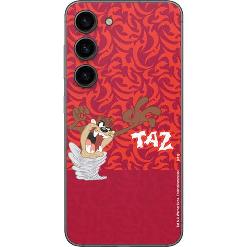 Looney Tunes Tasmanian Devil Swirl Galaxy S23 Skin