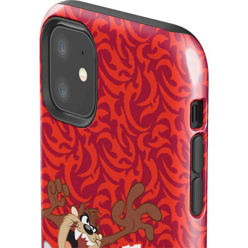 Looney Tunes Tasmanian Devil Swirl iPhone 11 Impact Case