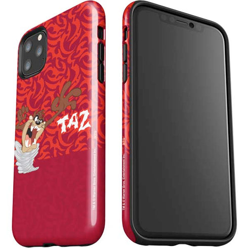 Looney Tunes Tasmanian Devil Swirl iPhone 11 Pro Max Impact Case