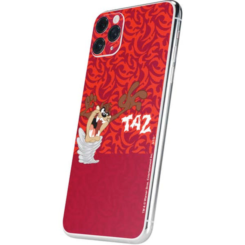 Looney Tunes Tasmanian Devil Swirl iPhone 11 Pro Max Skin