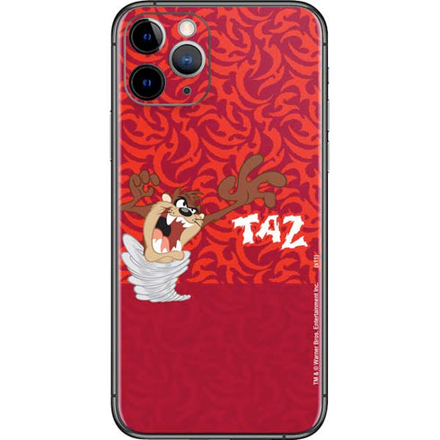 Looney Tunes Tasmanian Devil Swirl iPhone 11 Pro Skin