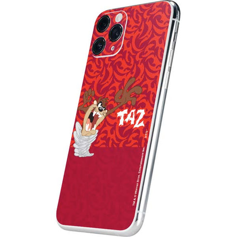 Looney Tunes Tasmanian Devil Swirl iPhone 11 Pro Skin