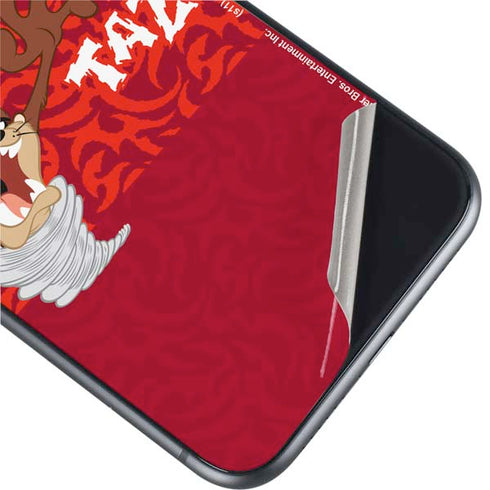 Looney Tunes Tasmanian Devil Swirl iPhone 11 Skin