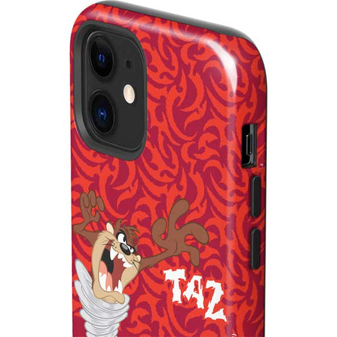 Looney Tunes Tasmanian Devil Swirl iPhone 12 Mini Impact Case