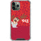 Looney Tunes Tasmanian Devil Swirl iPhone 12 Pro Clear Case
